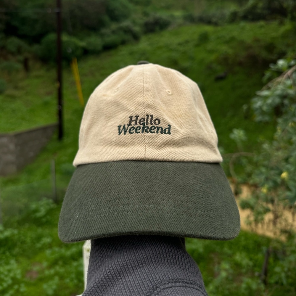Cotton On Tan & Green Cap